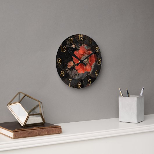 Horloge Ronde Pépites célestes (Bureau)