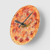 Horloge Ronde Pepperoni (Angle)
