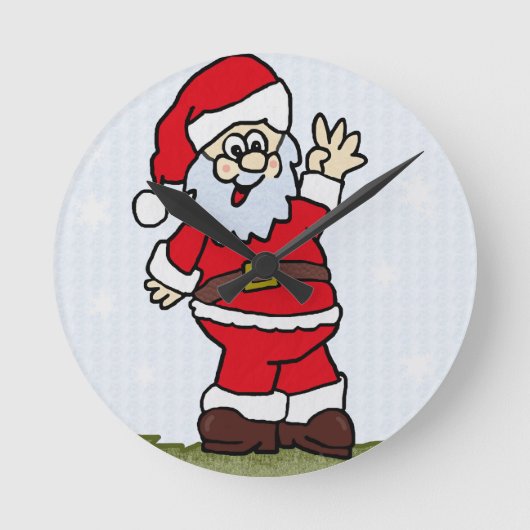 Horloge Ronde père Noël (Recto)