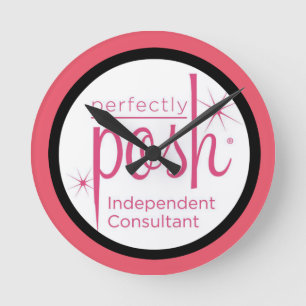 Horloge Ronde Perfectly Posh Independent Consultant toxique