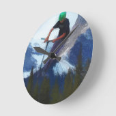 Horloge Ronde Performance de pointe - Scooter Boy (Angle)