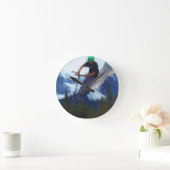 Horloge Ronde Performance de pointe - Scooter Boy (Maison)