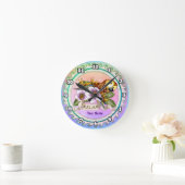 Horloge Ronde Perroquet Relax (Maison)