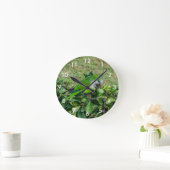 Horloge Ronde Perroquet vert (Maison)