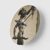 Horloge Ronde Persée avec la tête de Medusa (Angle)
