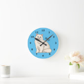 Horloge Ronde Persian cat (Maison)