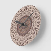 Horloge Ronde Persian Rug Wall Clocks (Angle)
