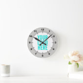 Horloge Ronde Personalize your own round clock (Maison)