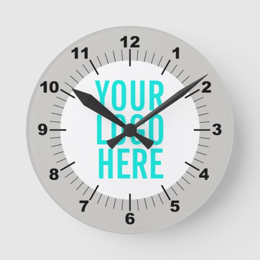 Horloge Ronde Personalize your own round clock (Recto)