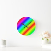 Horloge Ronde Personnalisable Rainbow (Maison)