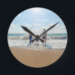 Horloge Ronde Personnalisé à double face<br><div class="desc">Horloge ronde personnalisée à double face</div>