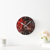 Horloge Ronde Personnalité de Custom (Maison)