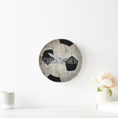 Horloge Ronde Personnalized Soccer (Maison)