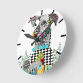 Horloge Ronde Pet Adoption Awareness and Rescue Clock (Angle)