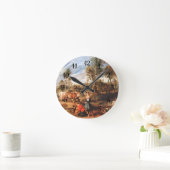 Horloge Ronde Peter Paul Rubens Milkmaips avec du bétail sur une (Maison)