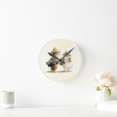 Horloge Ronde Peter Rabbit (couple) (Maison)