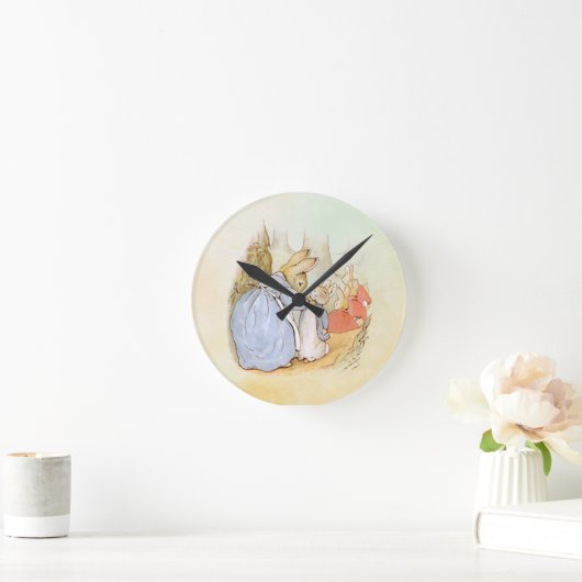 Horloge Ronde Peter Rabbit (maman) (Maison)