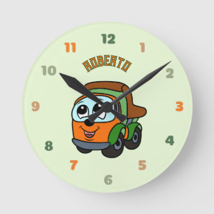 Horloge Ronde Petit camion