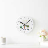 Horloge Ronde Petit végétarien (Maison)