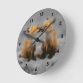 Horloge Ronde Peu d'amour de Fox (Angle)