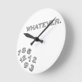 Horloge Ronde Peu importe (Angle)
