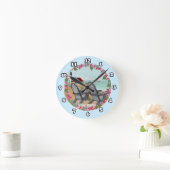 Horloge Ronde Phare de Floral Noon (Maison)