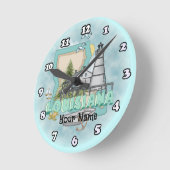 Horloge Ronde Phare de Louisiane (Angle)