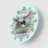 Horloge Ronde Phare de Pennsylvanie Shell (Angle)