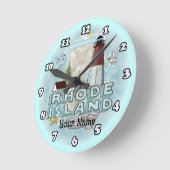 Horloge Ronde Phare de Rhode Island (Angle)