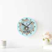 Horloge Ronde Phare de Vermont Shells (Maison)