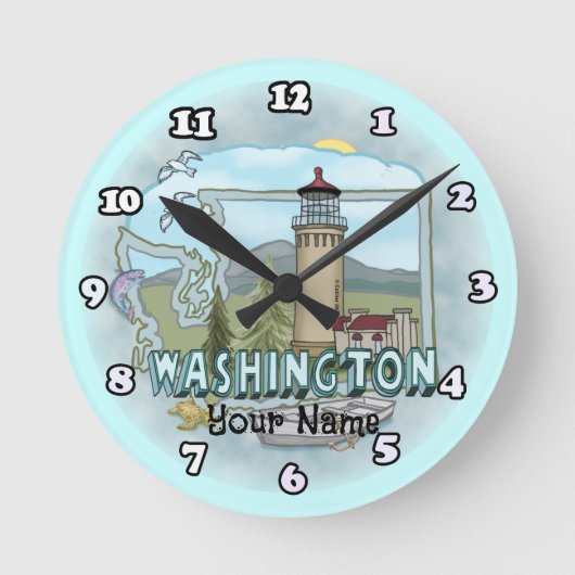 Horloge Ronde Phare de Washington (Recto)