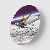 Horloge Ronde Phare des Eclaireurs Sud de l'Argentine (Angle)