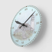 Horloge Ronde Phare du Cap Cod (Angle)