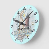 Horloge Ronde Phare du Delaware (Angle)