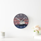 Horloge Ronde Phare du soir (Maison)