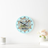 Horloge Ronde Phare Oregon Shells (Maison)