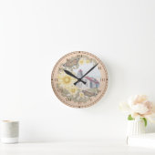 Horloge Ronde Phare papillon (Maison)