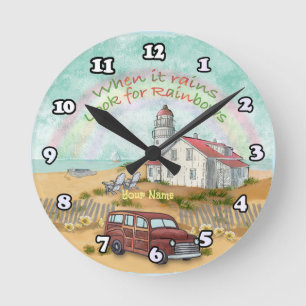 Horloge Ronde Phare Rainbow Beach