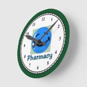 Horloge Ronde Pharmacie (Angle)