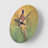 Horloge Ronde Pheasant Wall Clock (Angle)