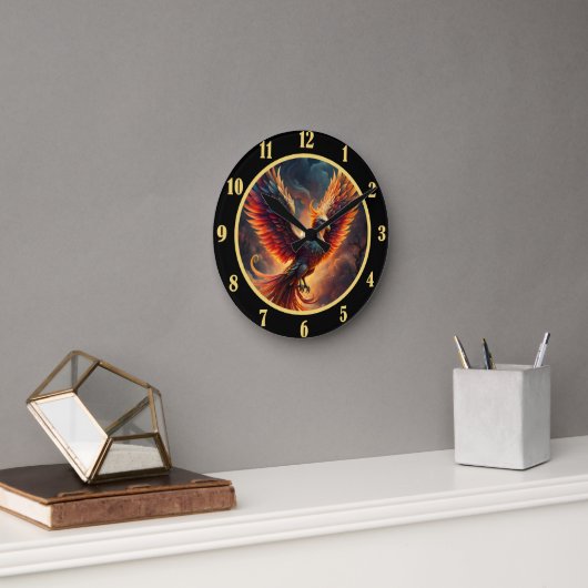 Horloge Ronde Phénix ascendant (Bureau)