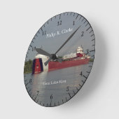 Horloge Ronde Philip R. Clarke (Angle)