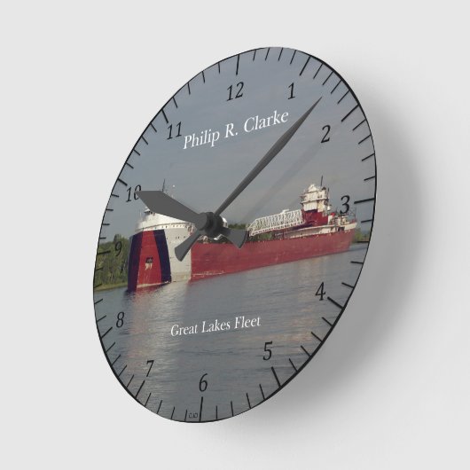 Horloge Ronde Philip R. Clarke (Angle)