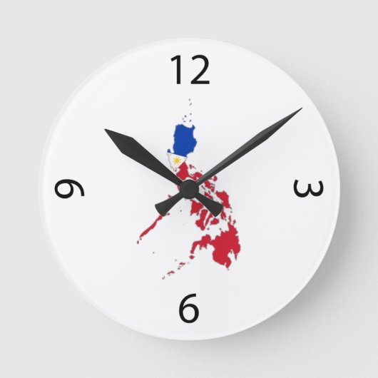 Horloge Ronde Philippines flag on the map (Recto)