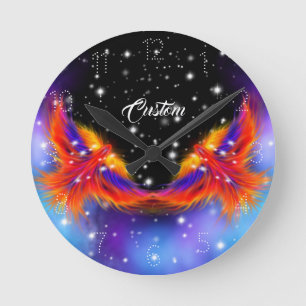 Horloge Ronde Phoenix de l'espace