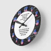 HORLOGE RONDE PHOTO ADD CREATE YOUR OWN ROUND CLOCK (Angle)