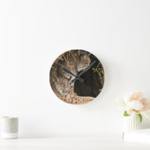 Horloge Ronde Photo de Bobcat (Maison)