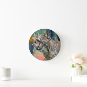 Horloge Ronde Photo de Bobcat Wildlife (Maison)