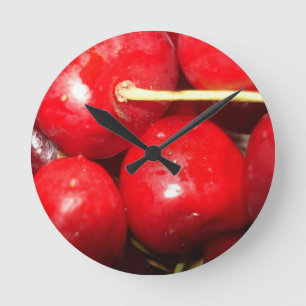 Horloge Ronde Photo de Cherries