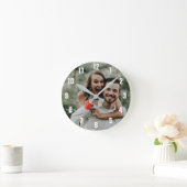 Horloge Ronde Photo de Custom Large Clock (Maison)